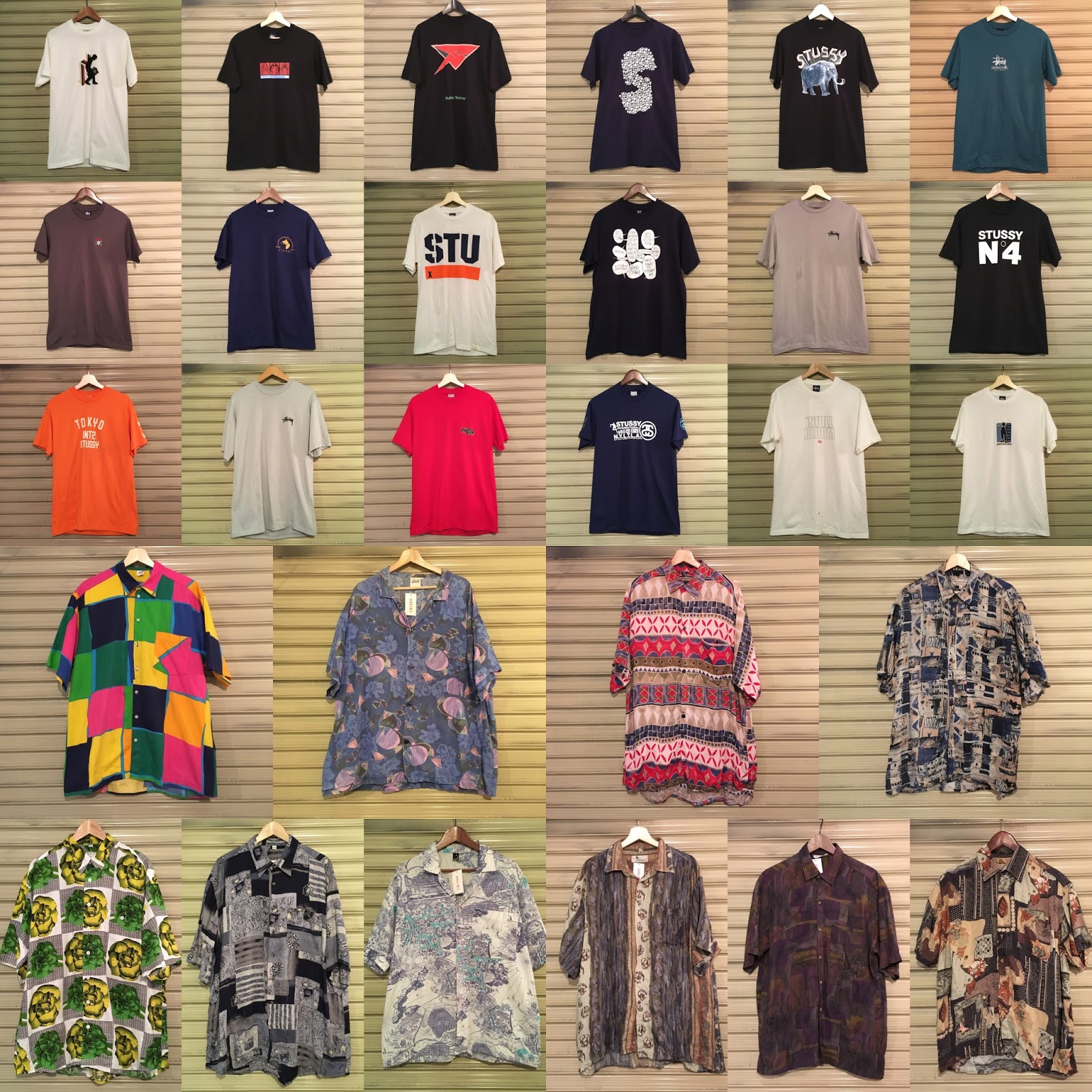 aNiKi: 【US製OLD STUSSY Tシャツ特集】【総柄シャツ】